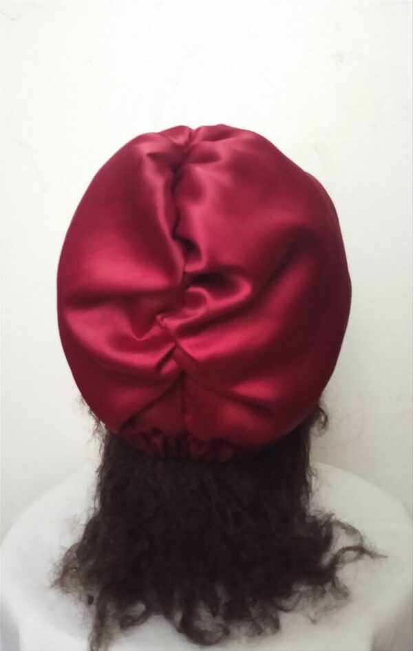 Bonnet turban réglable satin cheveux chez Boucl'ebene by aime ti_5