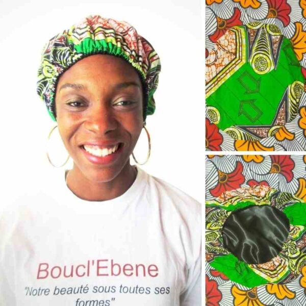 Bonnet en satin wax chez Boucl'Ebene by Aime Ti_1