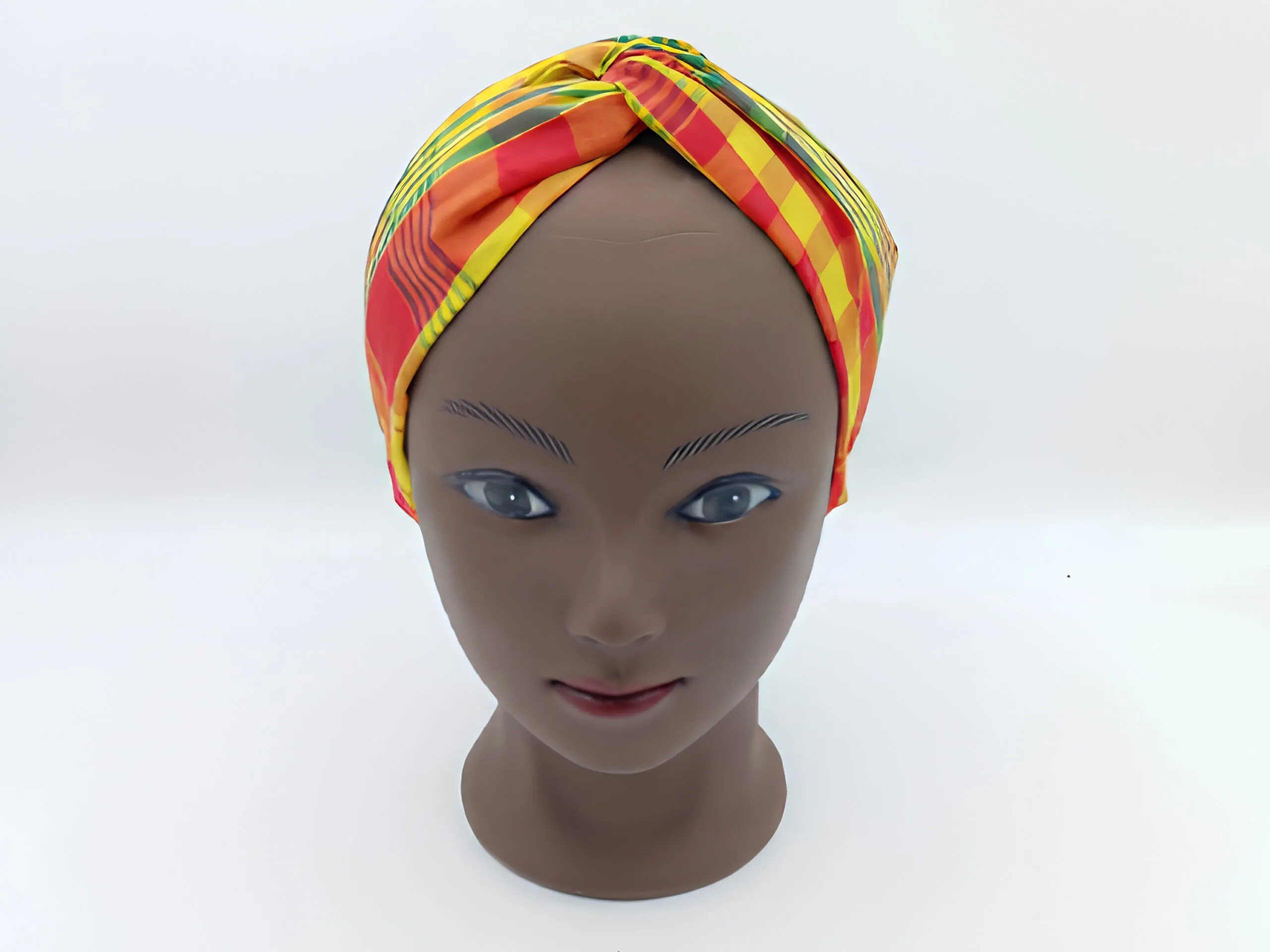 Bandeau Croisé Madras 100% Coton – Image 3