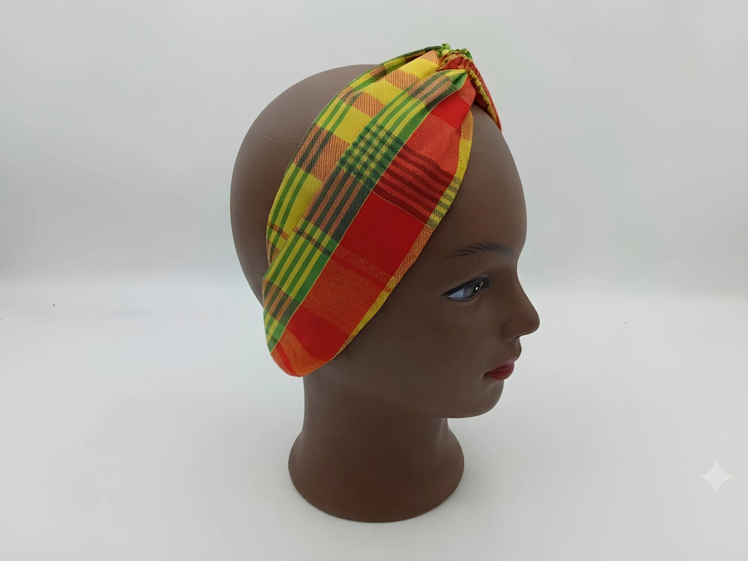 Bandeau Croisé Madras 100% Coton – Image 4